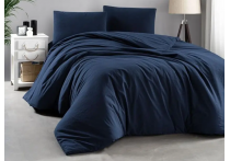 Постільна білизна Washed Cotton Sikel - Soho Lacivert (Turkey), євро